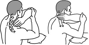 Auto-masaje para la osteocondrosis del cuello.