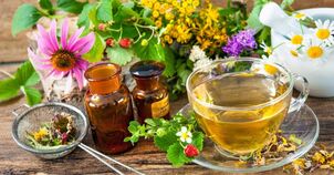 Infusiones de hierbas para el tratamiento de la osteocondrosis cervical.