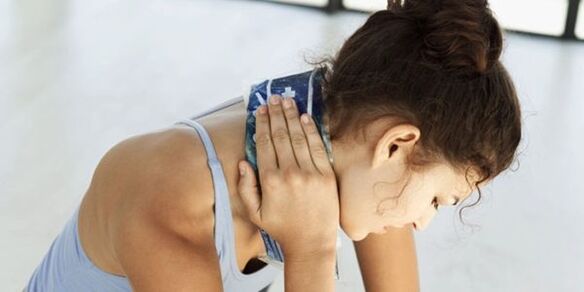 compresa para el tratamiento de la osteocondrosis cervical